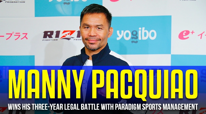 manny pacquiao wins vs paradigm sports