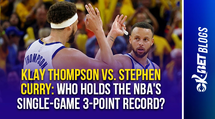 kaly thompson vs stephen curry nba single game 3 points