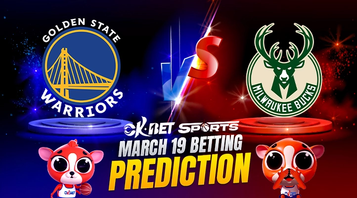 logo of matchup between warriors vs bucks nba games