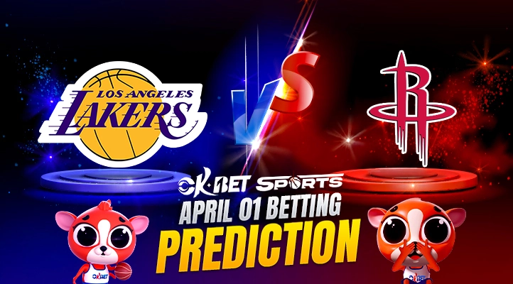 nba logo matchup on lakers vs rocket