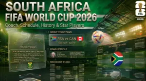South Africa FIFA World Cup 2026_ Coach, Schedule, History & Star Players